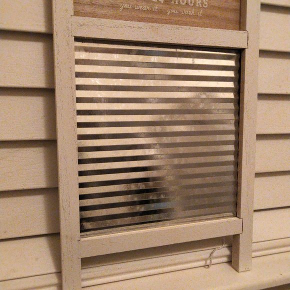 Laundry "washboard" signs - wash dry fold repeat - Laundry Open 24 hrs - set NEW - Picture 13 of 13